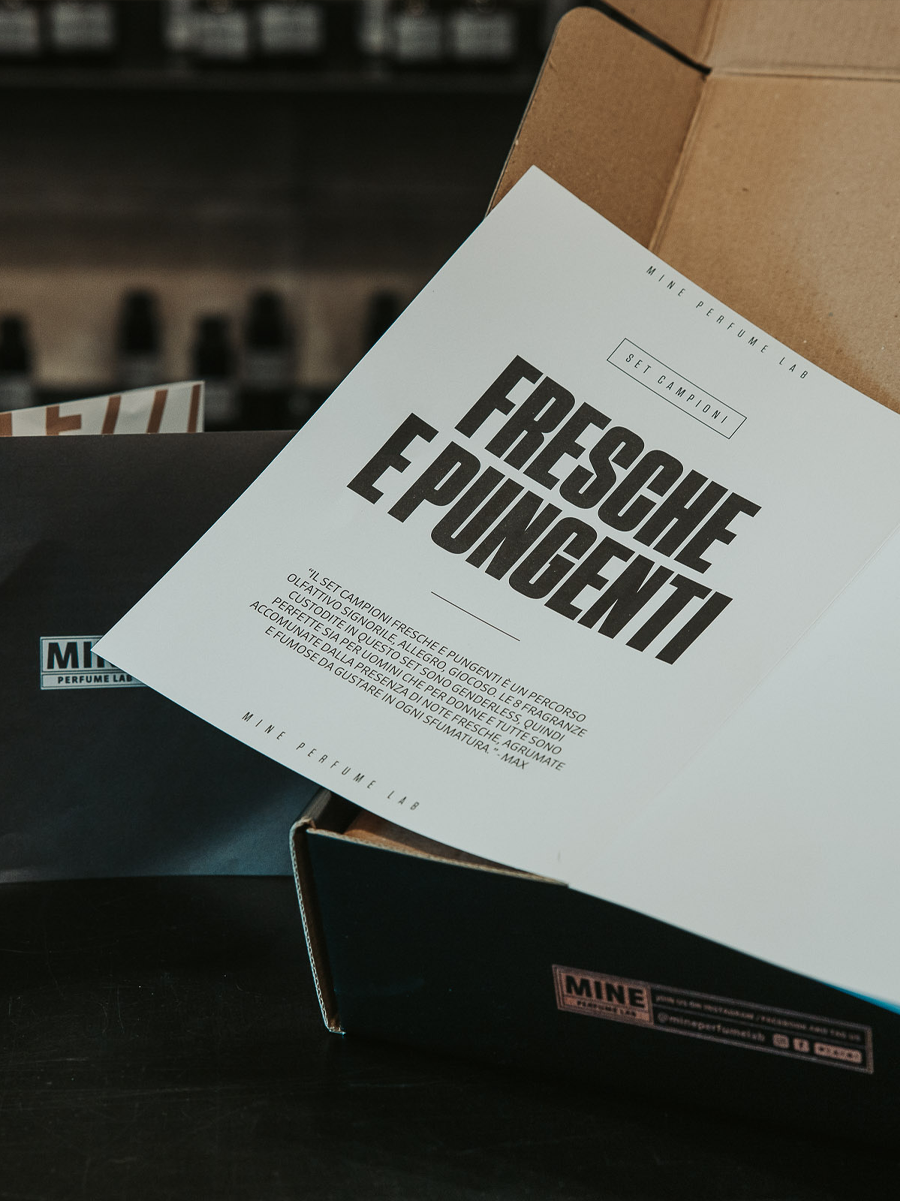 Frisches und scharfes Probenset 2 ml