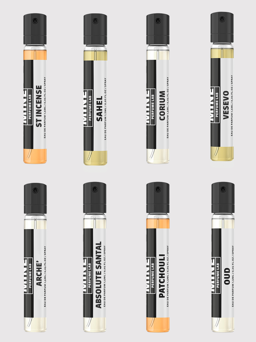 Sample set Oriental and woody