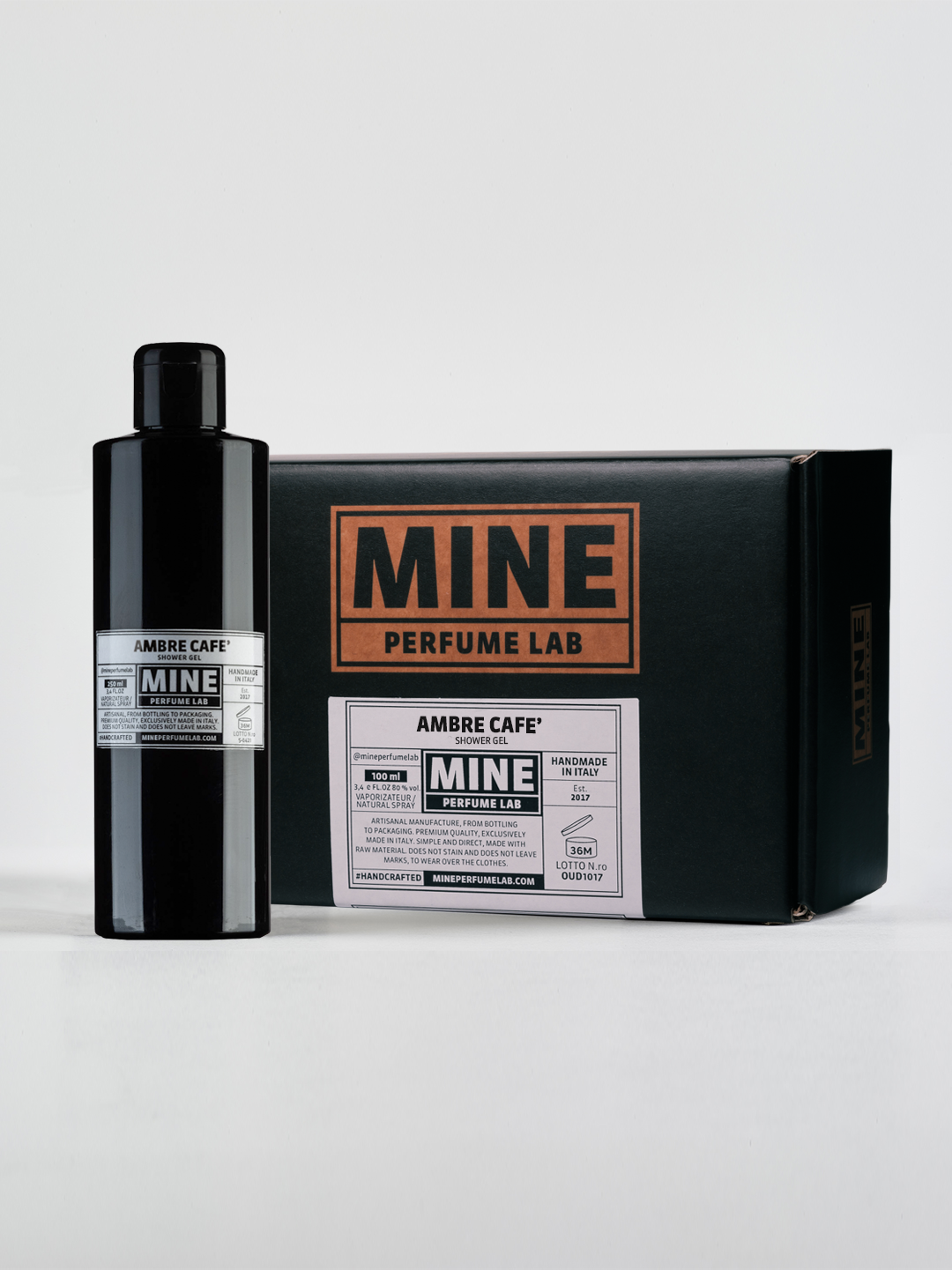 AMBRE CAFE' BODY WASH - 250ml
